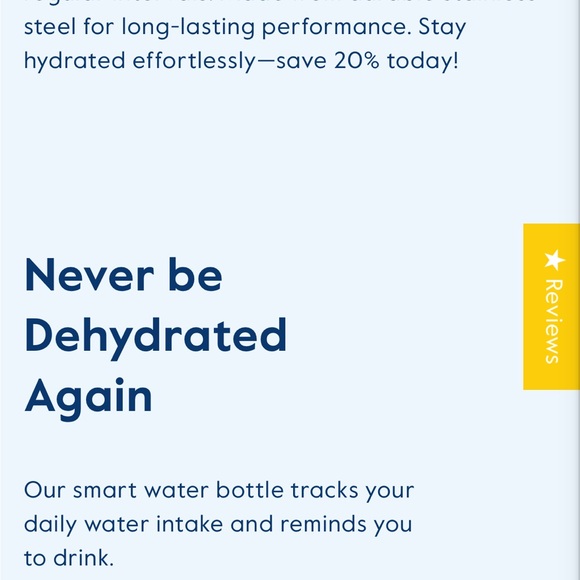 Water boost  Pink Water Bottle smart water bottle - Picture 6 of 6